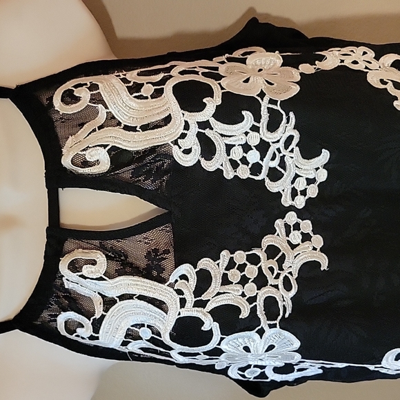 INC Embroidered Top - Picture 2 of 5